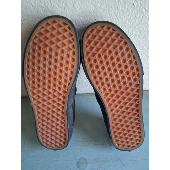 Men's Unisex EUC Vans Slip-On Sneakers Black sz.8 - Picture 10 of 11